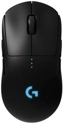 Мышь беспроводная Logitech G Pro, игровая, радио, оптическая, USB, 25600dpi, черный [910-005272]